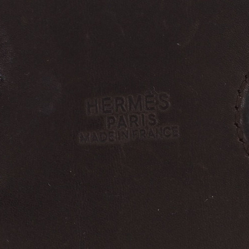 [HERMES] Hermes leather tea □ J engraved ladies belt