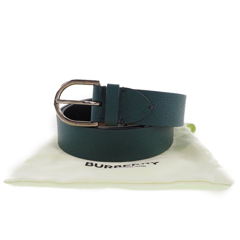 [Burberry] Burberry Cowhide Green Men's Belt S rank