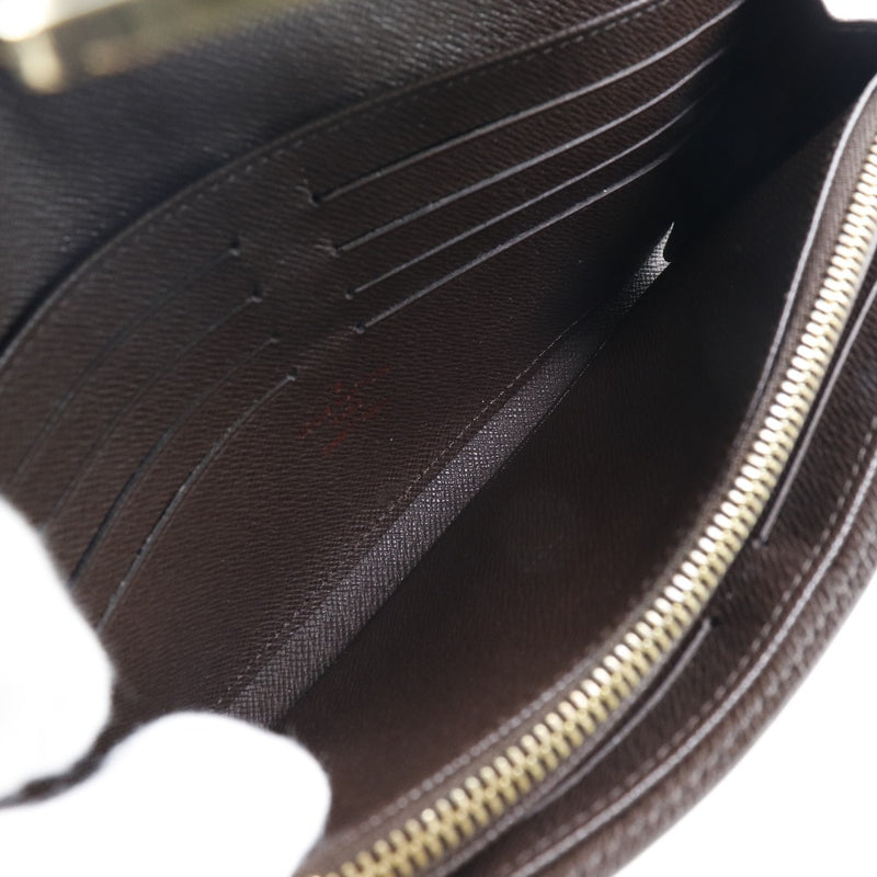 [LOUIS VUITTON] Louis Vuitton Portofoille Sistinola Wallet N61747 Damier Canbus Tea CA1182 Stamp belt fittings