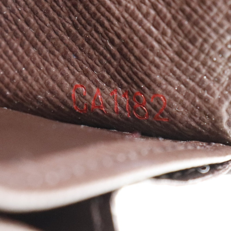 [Louis Vuitton] Louis Vuitton Portofoille Sistinola Wallet N61747 Damier CANBUS Tea CA1182 Fitings de cinturón de sello