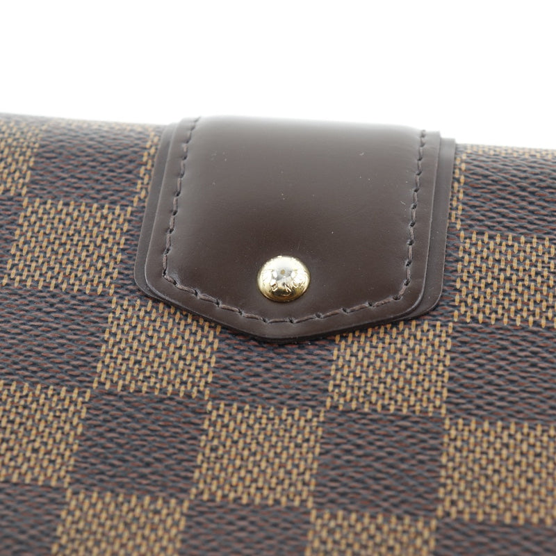 [LOUIS VUITTON] Louis Vuitton Portofoille Sistinola Wallet N61747 Damier Canbus Tea CA1182 Stamp belt fittings