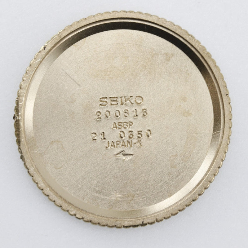 【SEIKO】セイコー
 懐中時計
 cal.21D 金メッキ ゴールド 手巻き シルバー 文字盤 ユニセックス