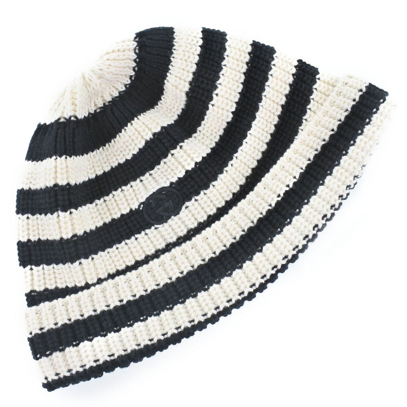 [구찌] 구찌 연동 G 620524 4G111 1078 Cotton X Polyester Black Ladies Knit Cap S Rank