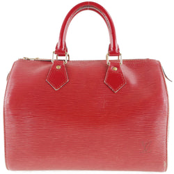 [Louis Vuitton] Louis Vuitton Speedy 25 M43017 Epirather Castillian Red Red SP1915 Handbag de Damas Grabado B-Rank