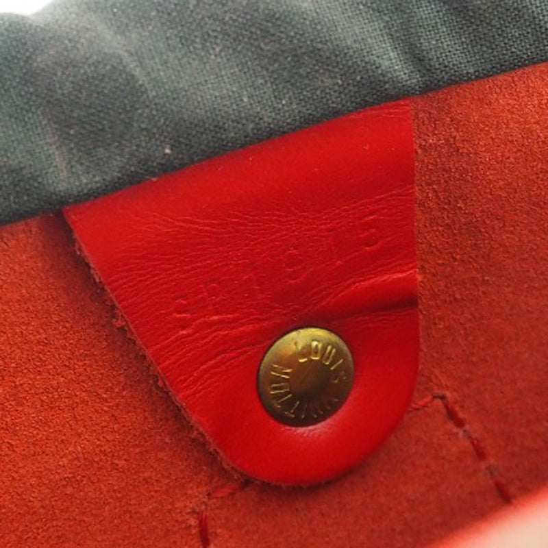 [LOUIS VUITTON] Louis Vuitton Speedy 25 M43017 Epireather Castillian Red Red SP1915 Engraved Ladies Handbag B-Rank