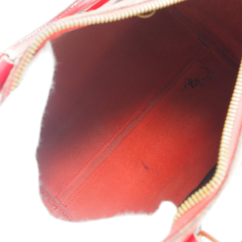 [Louis Vuitton] Louis Vuitton Speedy 25 M43017 Epireather Castillian红色SP1915雕刻女士手提包B级