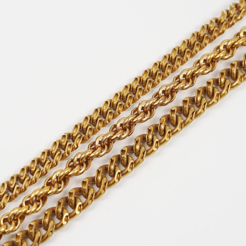 [Celine] Celine 
 Broche de cadena 
 Columna de oro vintage alrededor de 64.5 g de cadena de mujeres