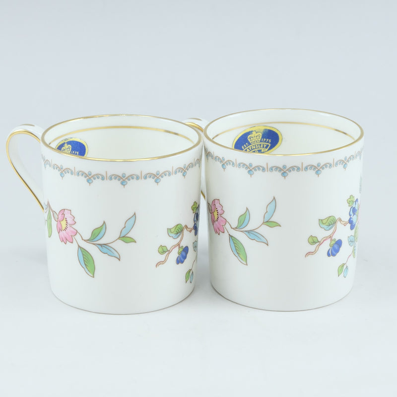 [Aynsley] Einzlay PEMBlock Coffee Cup & Saucer × 2 porcelana_ vajilla s rank