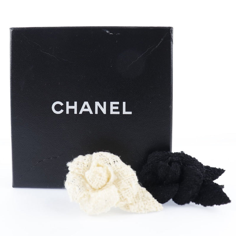 [샤넬] Chanel Corsage 2 포인트 세트 동백 트위드 블랙 레이디 브루 랭크