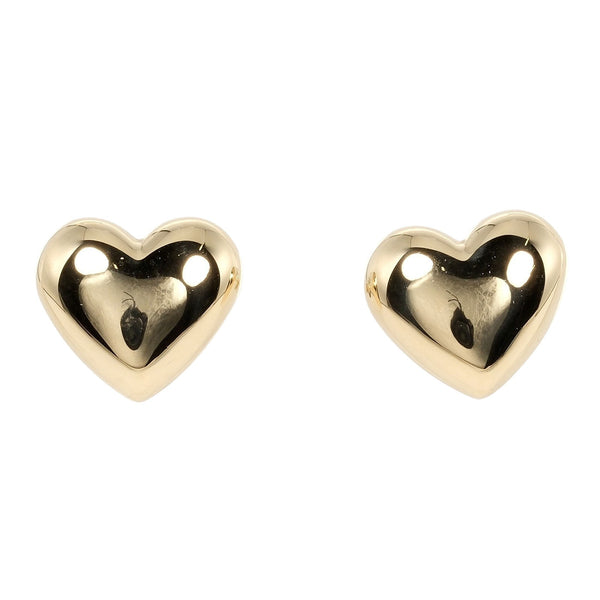 [Tiffany & Co.] Tiffany 
 하트 귀걸이 
 K18 옐로우 골드 약 4.92g 심장 숙녀 A+순위