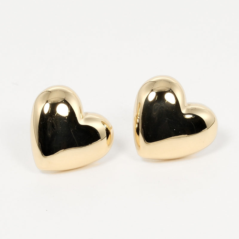 [TIFFANY & CO.] Tiffany 
 Heart earring 
 K18 Yellow Gold Approximately 4.92g Heart Ladies A+Rank