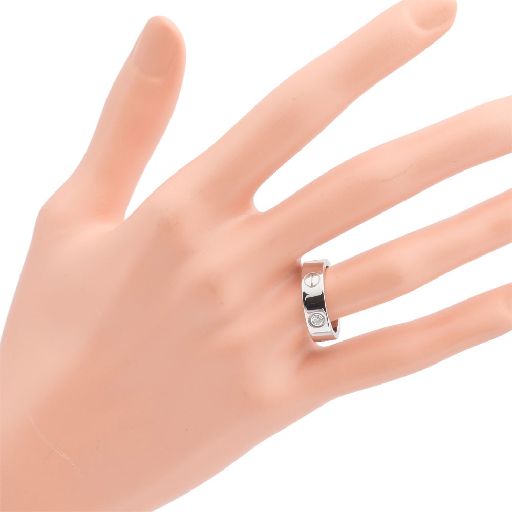 K18ラブハート型ゴールドリング　11号　112H2503 K18ラブハート型ゴールドリング 11号 112H2503