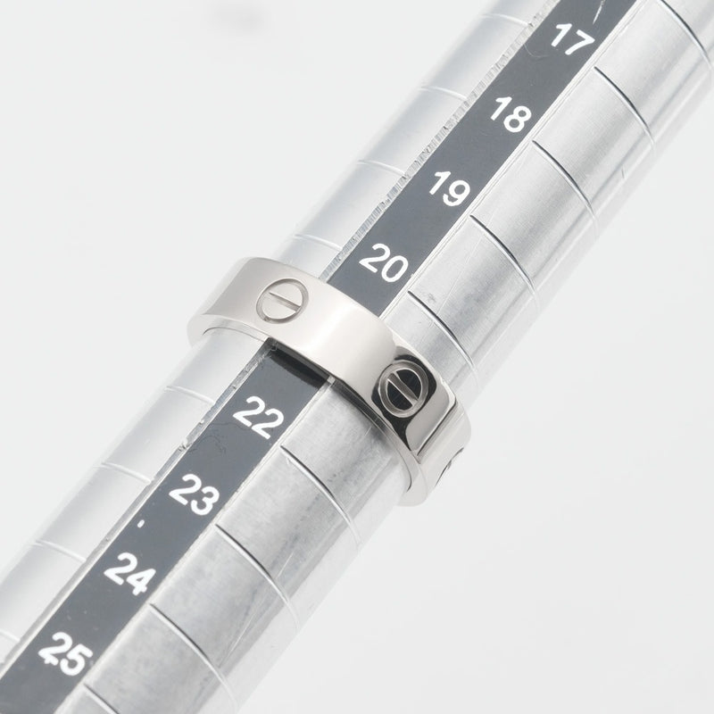 CARTIER】カルティエ ラブリング K18ホワイトゴールド 21号 メンズ 