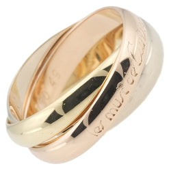 [Cartier] Cartier Trinity Classic K18 Gold x YG WG PG 9 Ladies Ring / Ring A+Rank
