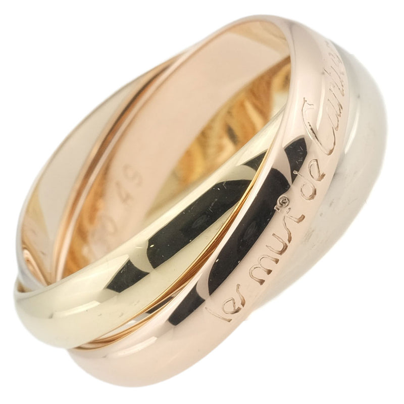 [Cartier] Cartier Trinity Classic K18 Gold x YG WG PG 9 Ladies Ring / Ring A+Rank