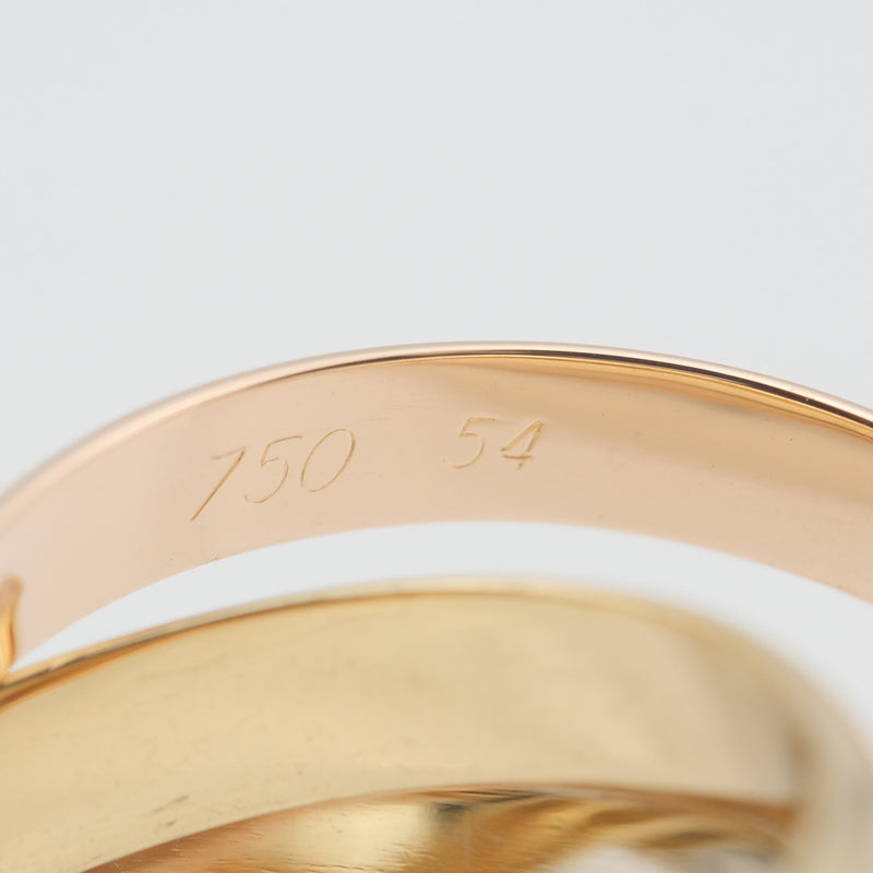 [Cartier] Cartier Trinity K18 Gold No. 14 YG/WG/PG Ladies Ring/Ring A+Rank