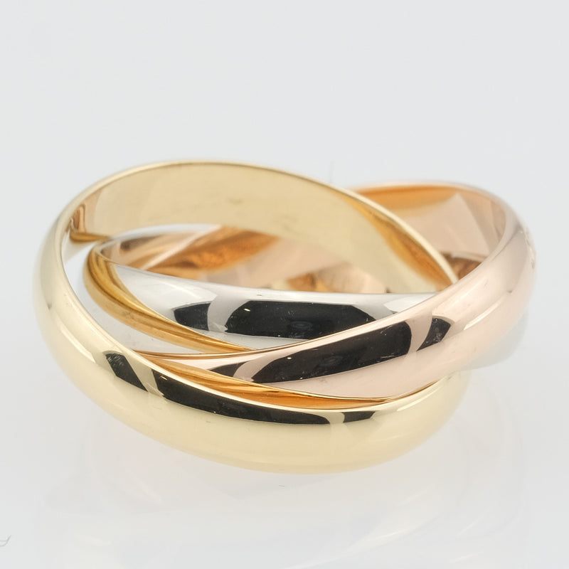 [Cartier] Cartier Trinity K18 Gold No. 9 Yg/Wg/PG Ladies Ring/Ring A+Rank