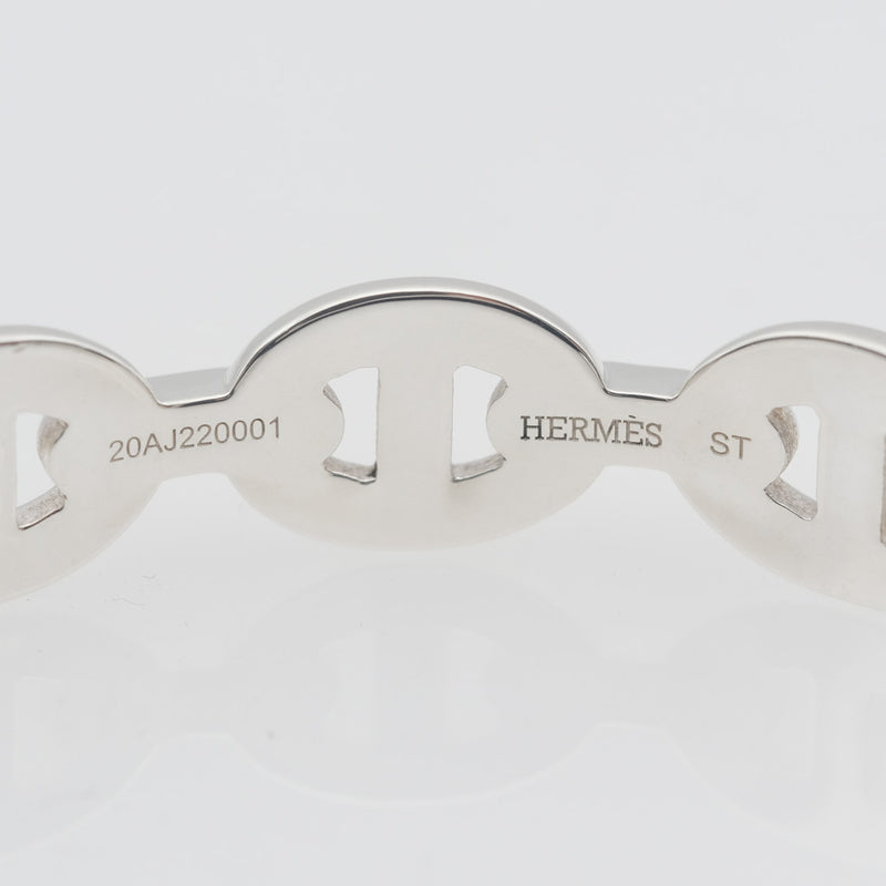 [HERMES] Hermes Shaene Dancle Anchen ST Bangle Silver 925 Ladies Bracelet A Rank