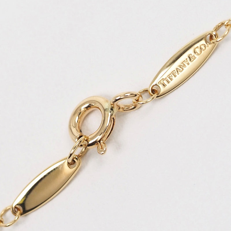 [Tiffany & Co.] Tiffany Vizer Yard K18 Yellow Gold X Diamond Ladies Necklace A+Rank