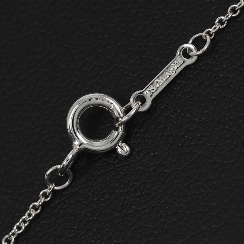 [TIFFANY & CO.] Tiffany Rubbing Heart Paromas Picasso Silver 925 Ladies Necklace A Rank