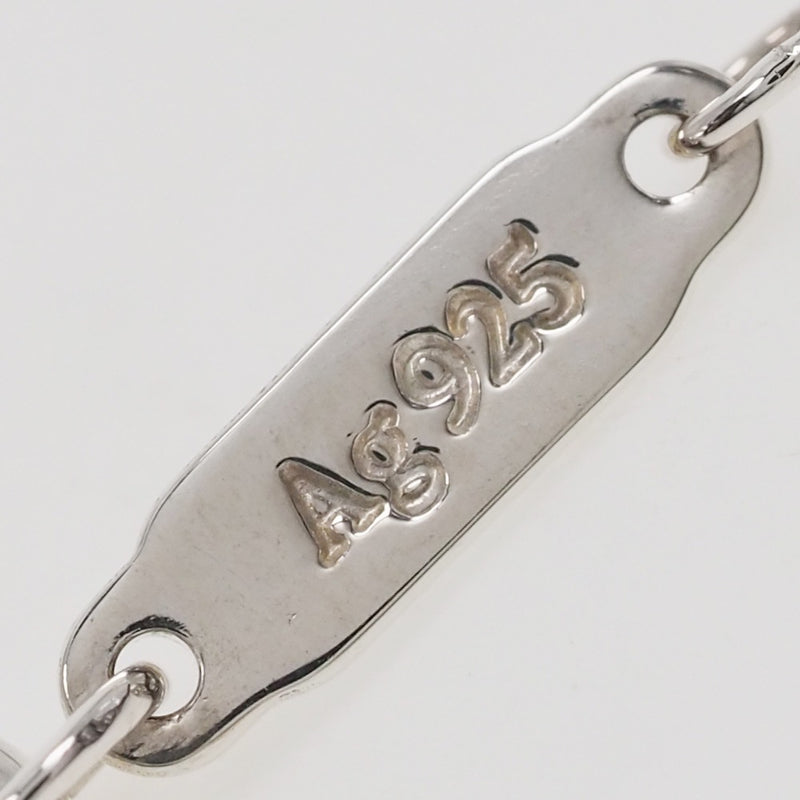 [TIFFANY & CO.] Tiffany 1837 Interlocking Circle Silver 925 × Lved Metal Gold Ladies Necklace A Rank