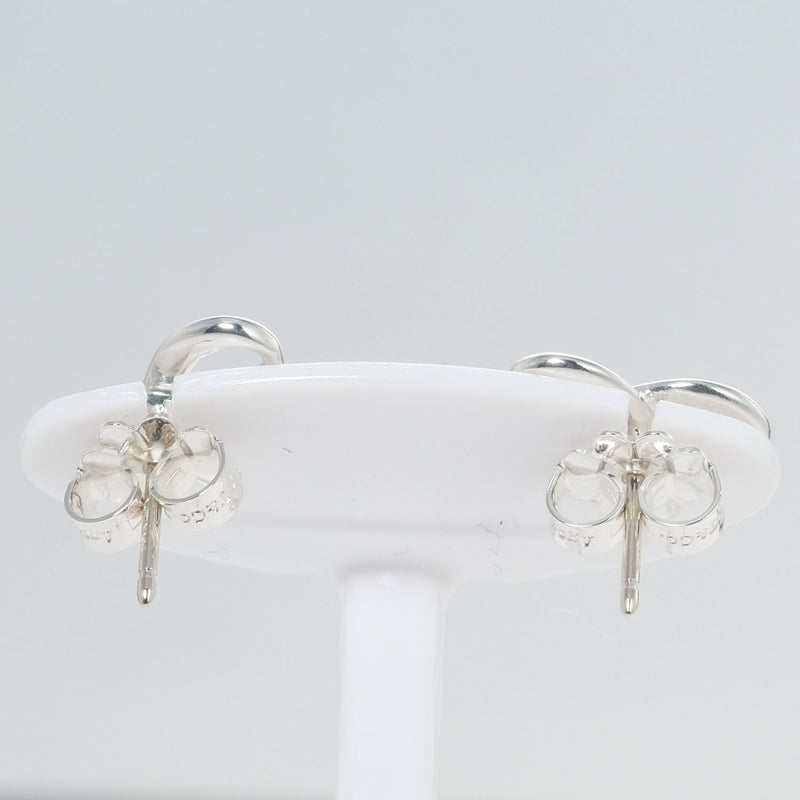 [TIFFANY & CO.] Tiffany Infinity Silver 925 Ladies Earrings A Rank