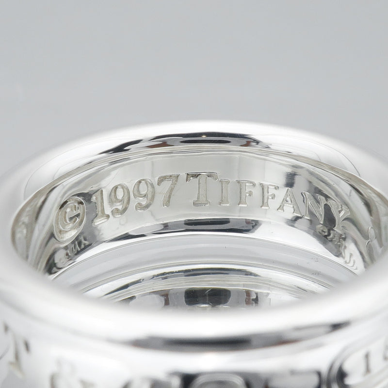 [Tiffany＆Co。] Tiffany 1837 Silver 925 10.5女士戒指 /戒指A等级