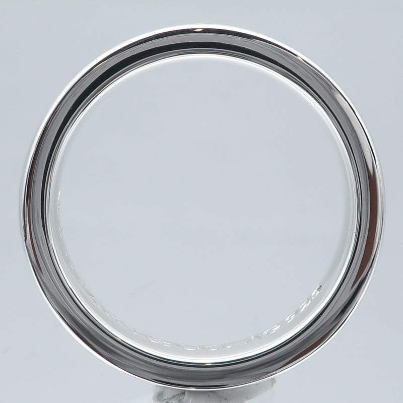 [TIFFANY & CO.] Tiffany 1837 Narrow Silver 925 7.5 Ladies Ring / Ring A Rank