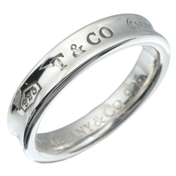 [TIFFANY & CO.] Tiffany 1837 Narrow Silver 925 11 Ladies Ring / Ring A Rank