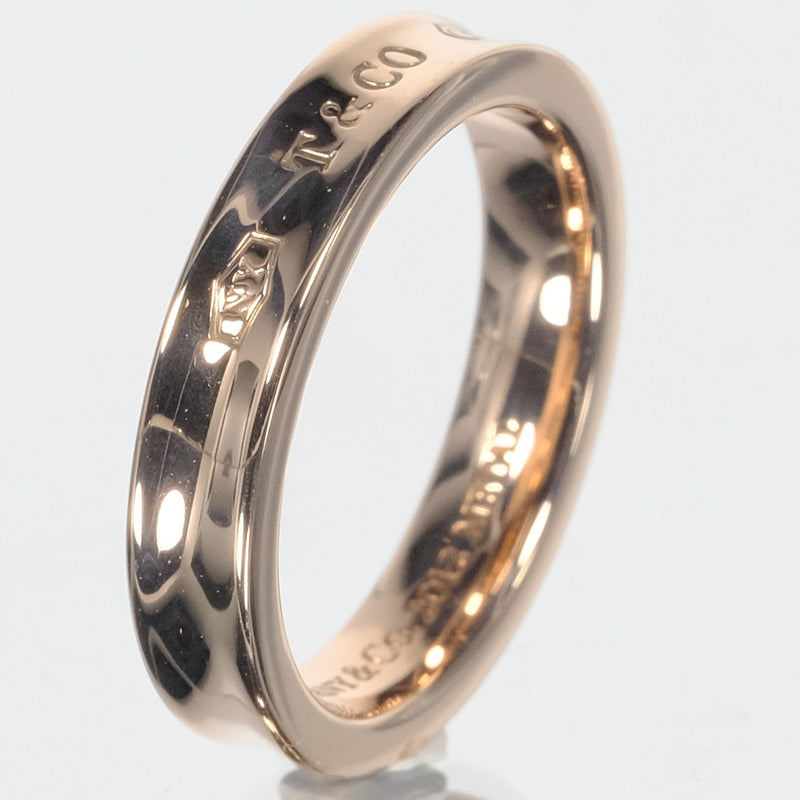 [Tiffany & Co.] Tiffany 1837 lved Metal No. 9 Ladies Ring / Ring A+Rank