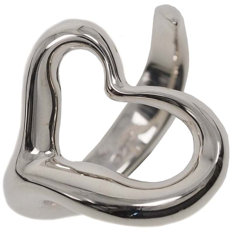 [Tiffany & Co.] Tiffany Open Heart Elsa Peletti Silver 925 12 Ladies Ring / Ring A Rank