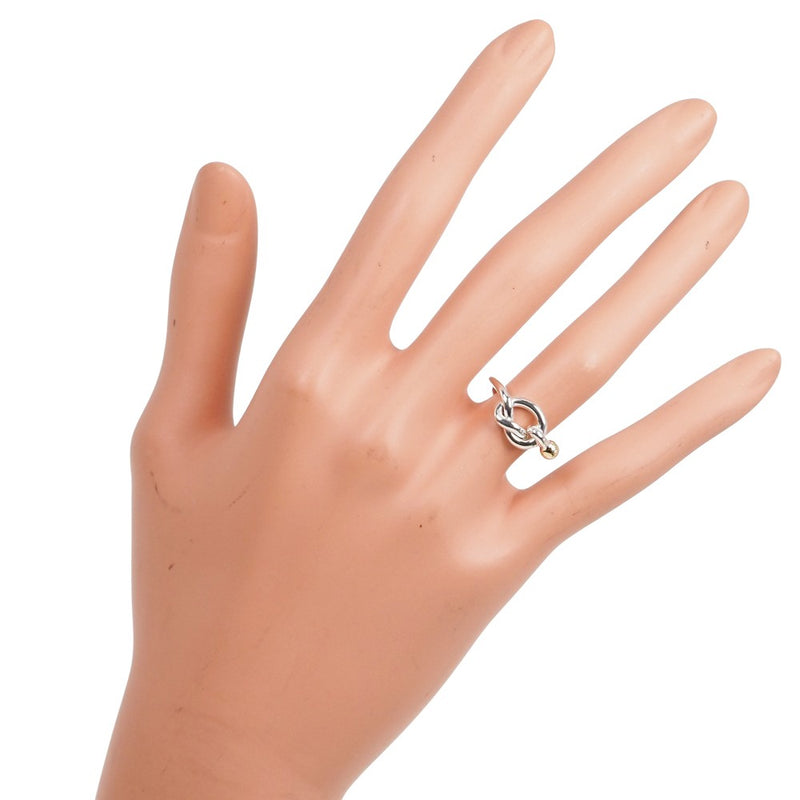 [Tiffany＆Co。] Tiffany Love结7号戒指 /戒指复古银925×K18金牌女士女士