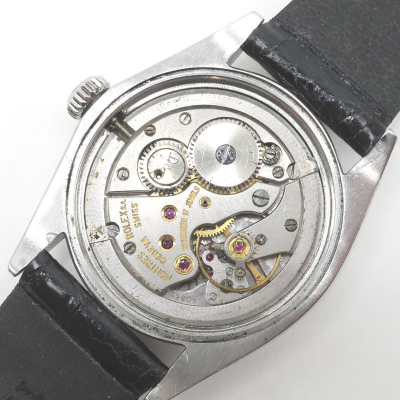 【ROLEX】ロレックス
 腕時計
 オイスター cal.1225 6426 ステンレススチール 黒 手巻き アナログ表示 白文字盤 メンズB-ランク