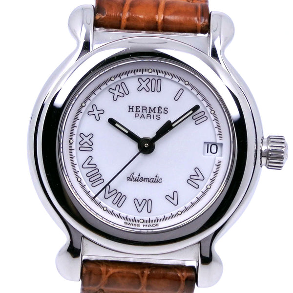 [Hermès] Hermes Caper KP1.210 en acier inoxydable X TEA DE CUIRTURE AUTRALATIVE LES MÉDICES BLANC RANK A-RANK