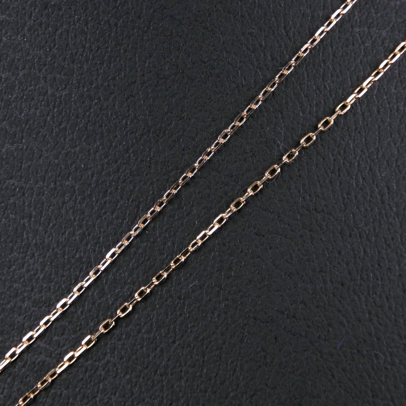 [4 ° C] Yeong Sea Canal 4 ° C 심장 및 모조 다이아몬드 2 152114621001 Silver 925 Pink Gold Ladies Necklace A Rank