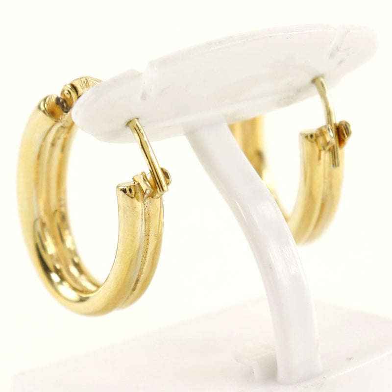 [BOTTEGAVENETA] Bottega Veneta Double Hoop Silver 925 Gold Ladies Earrings