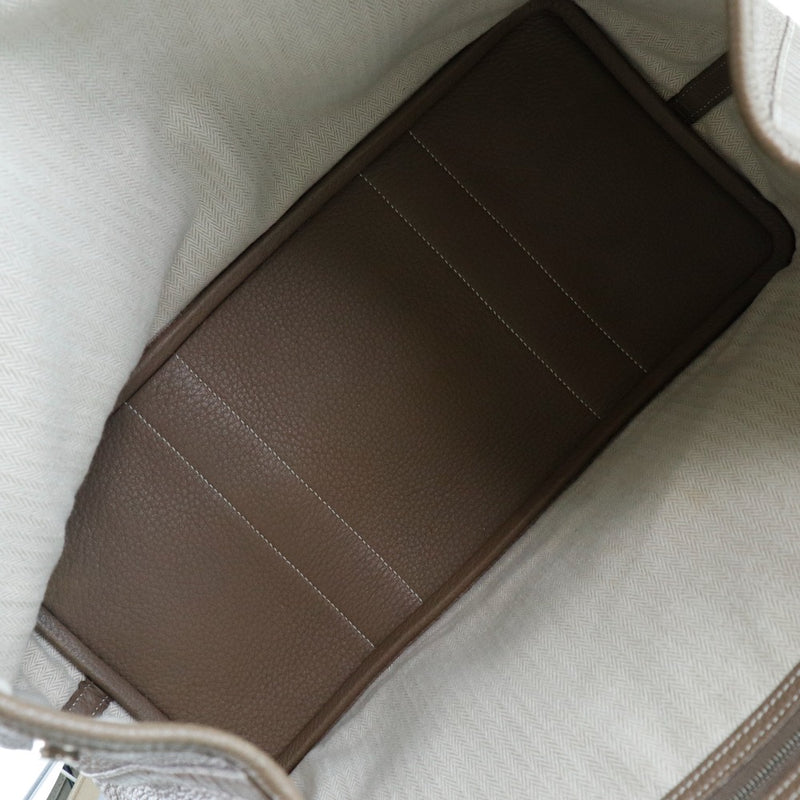 HERMES】エルメス ガーデンパーティPM ネゴンダ エトゥープ □O刻印