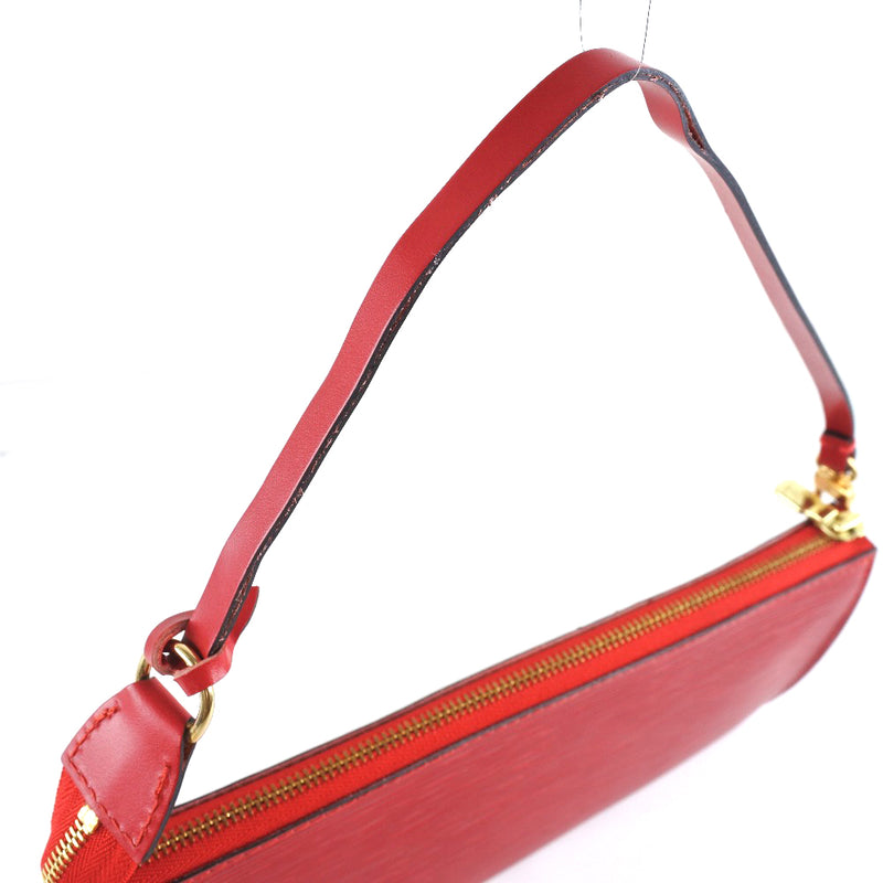 [LOUIS VUITTON] Louis Vuitton Pochette Accisoir M52957 Epireaer Red AR0969 engraved Ladies Pouch