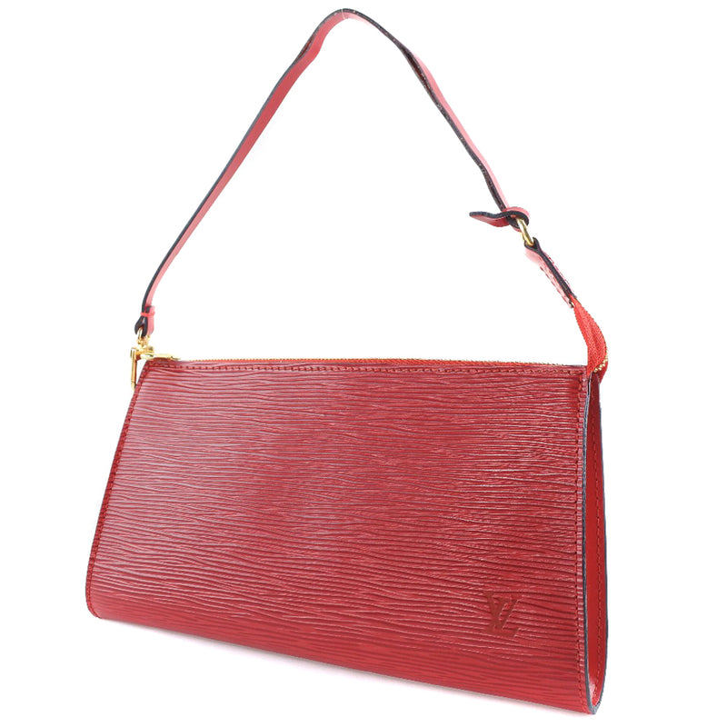 [LOUIS VUITTON] Louis Vuitton Pochette Accisoir M52957 Epireaer Red AR0969 engraved Ladies Pouch