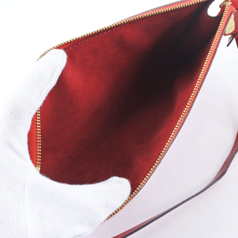 [Louis Vuitton] Louis Vuitton Pochette Accisoir M52957 EPIREAER RED AR0969 Bolsa de damas grabadas
