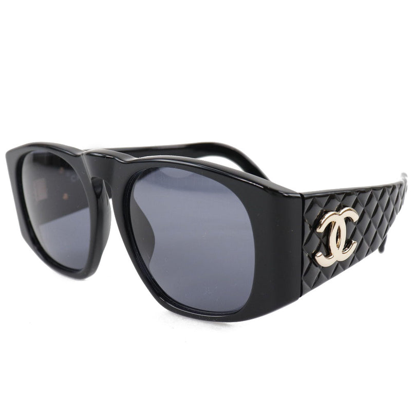 [CHANEL] Chanel Coco Mark Matrasse 01450 94305 Plastic Black Ladies Sunglasses