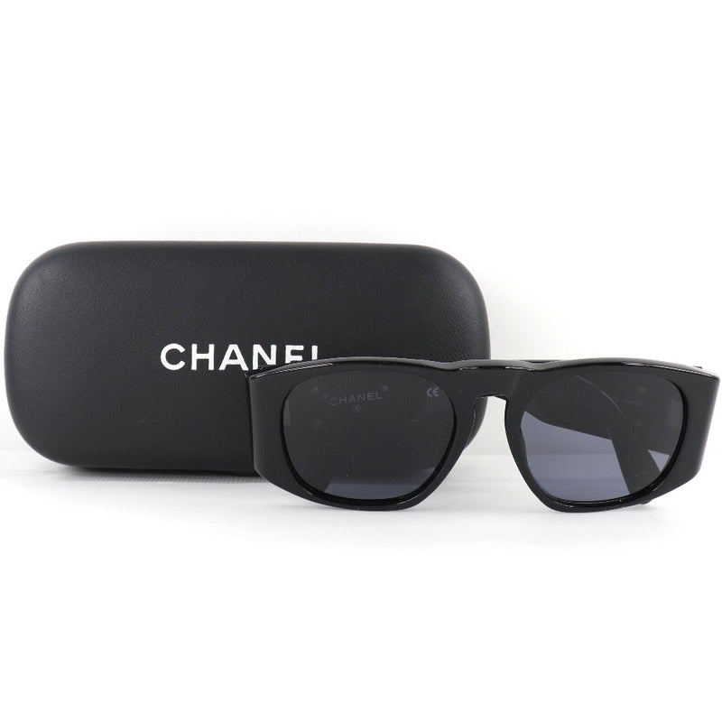 [Chanel] Chanel Coco Mark Matrasse 01450 94305 Gafas de sol de damas negras de plástico