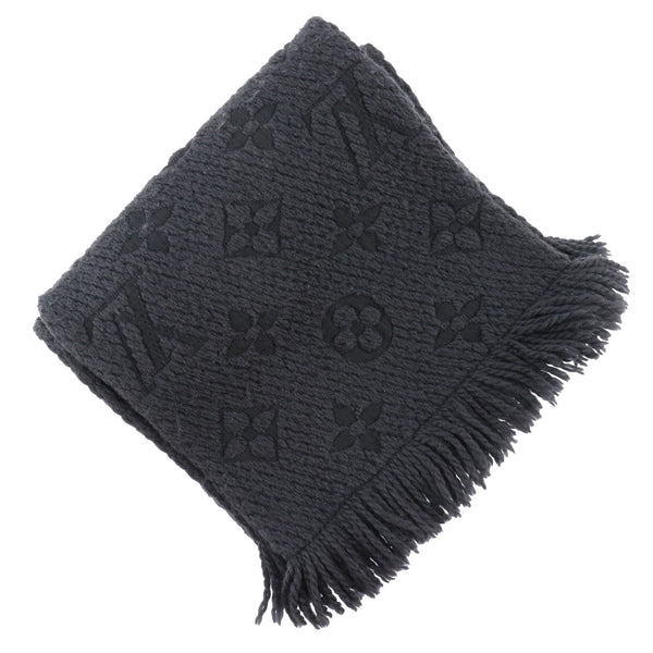 [Louis Vuitton] Louis Vuitton Essian徽标MANIA M72431羊毛X真丝Antora坐着黑色男女uffer