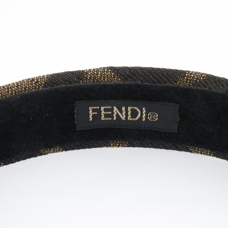 FENDI フェンディ カチューシャ FENDI 文字