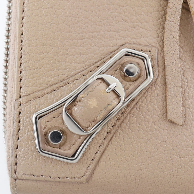 [Balenciaga] Balenciaga Classic Continental Zip Long Wallet 390187 GATSKIN BEIGE FOSTERNER Classic Continental Zip Ladies