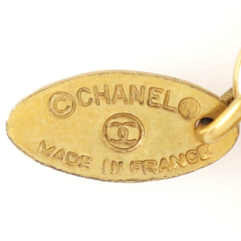 [CHANEL] Chanel Coco Mark Vintage Gold Plated Ladies Keychain