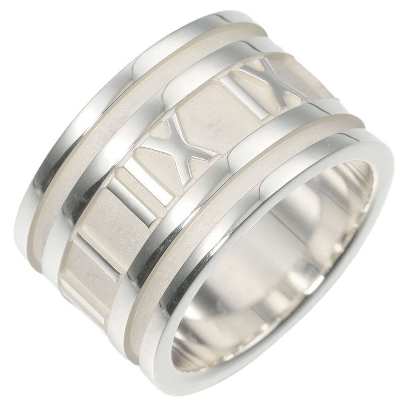 [TIFFANY & CO.] Tiffany Atlas Wide Wide Silver 925 9 Ladies Ring / Ring A+Rank