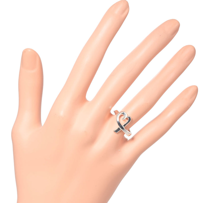 [TIFFANY & CO.] Tiffany Rubbing Heart Paloma Picasso Silver 925 11 Ladies Ring / Ring A Rank