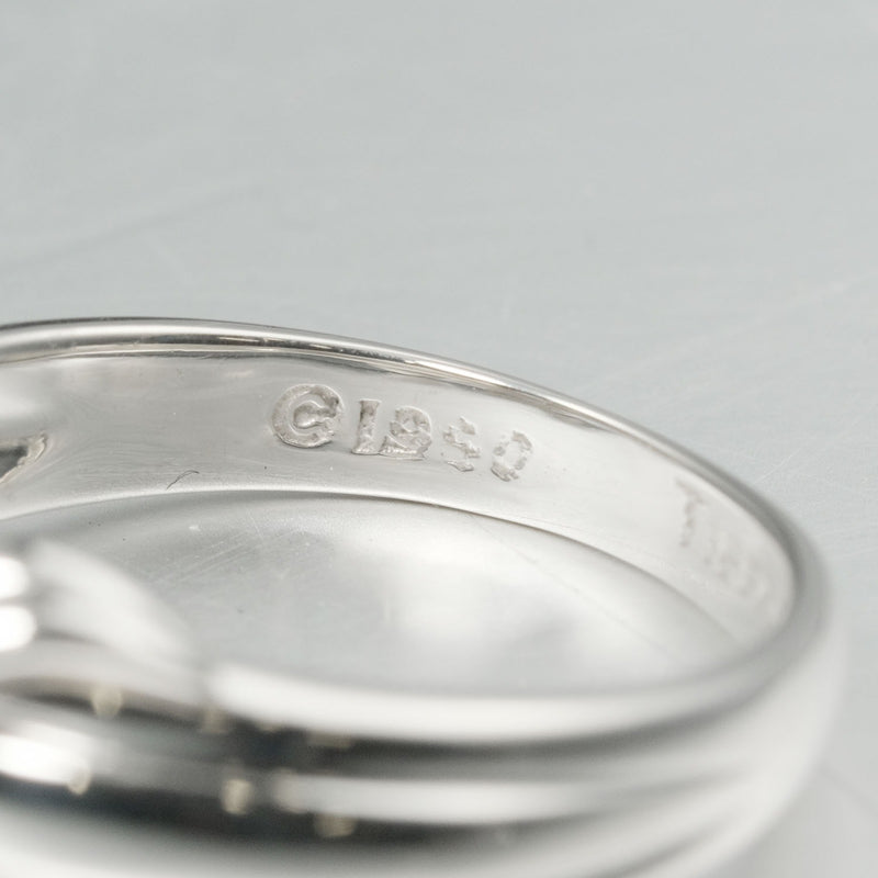 [TIFFANY & CO.] Tiffany Signature Vintage Silver 925 11 Ladies Ring / Ring A Rank