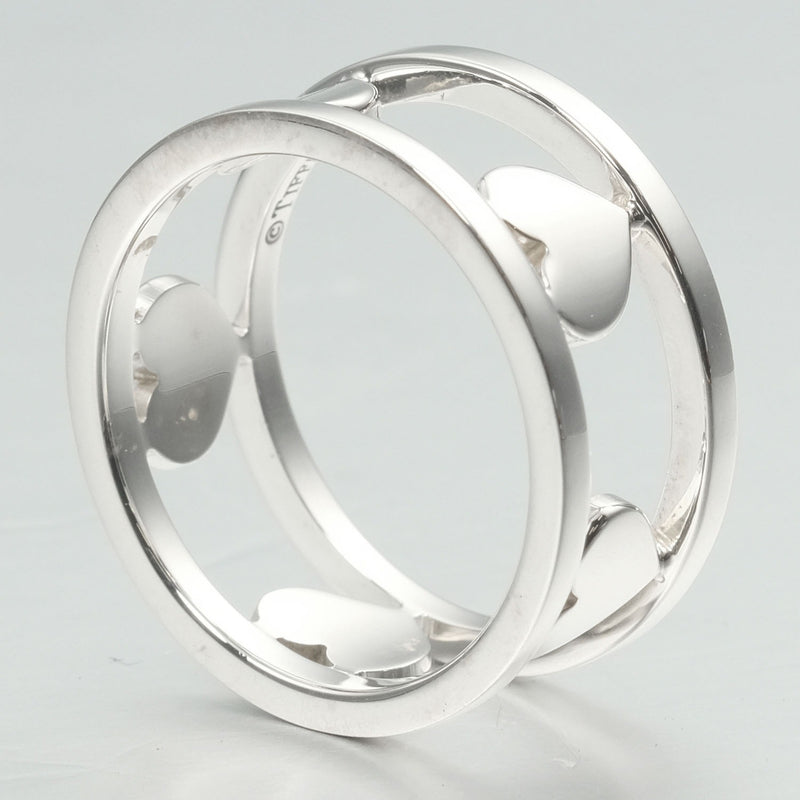 [Tiffany＆Co。] Tiffany Heart Motif Silver 925 11女士戒指 /戒指A+等级